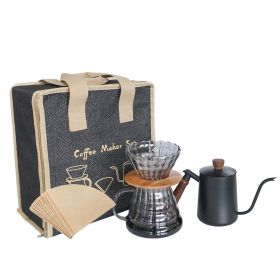Outdoor Camping Picnic Full Portable Hand Brewed Coffee Set (Option: 3 Style)