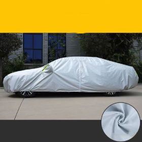 Oxford Cloth Heat Insulated Car Cover (Option: Three Layers-Silver)