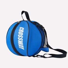 Fashion Storage Bag Football Basketball Sports Training Backpack (Option: Blue-Shoulder 9L)
