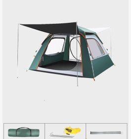 Foldable Automatic Thickening Sunscreen Wild Picnic Home Full Set Camping Tent (Option: Vinyl58-3 Style)
