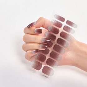 Amazon Sources 16 Small Stickers Gradient Onion Powder Nail Stickers (Option: CS050)