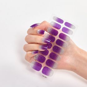 Amazon Sources 16 Small Stickers Gradient Onion Powder Nail Stickers (Option: CS051)