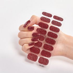 Amazon Sources 16 Small Stickers Gradient Onion Powder Nail Stickers (Option: CS033)