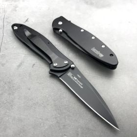 Outdoor Field Portable Folding Fruit Knife (Color: Black)