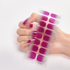 Amazon Sources 16 Small Stickers Gradient Onion Powder Nail Stickers (Option: CS052)