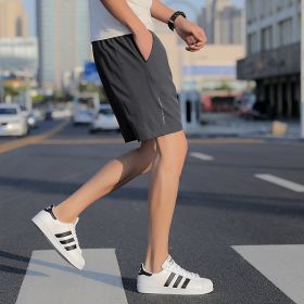 Sports Shorts Men's Five-point Pants (Option: Grey-8XL)