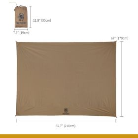 Portable Jungle Camping Gear For Outdoor Camping (Option: Brown floor cloth)