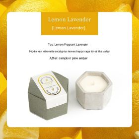 Cement Handmade Creative Aromatherapy Candle (Option: Lemon Lavender)