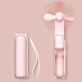 Office Handheld Mini Little Fan (Color: Pink)