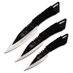 Magic Scorpion Three-piece Small Knife Set Wild (Option: 3handfuls medium size without)