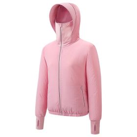 Summer Sun Protection Air Conditioning Clothes (Option: Coral Color For Women-L)